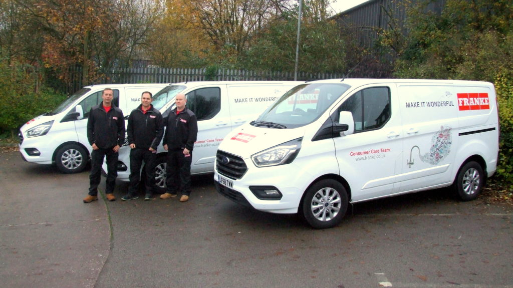 Franke launches UK repair team