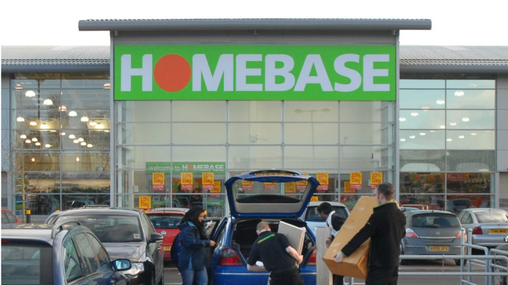 Homebase at bottom of Which? high street shop survey