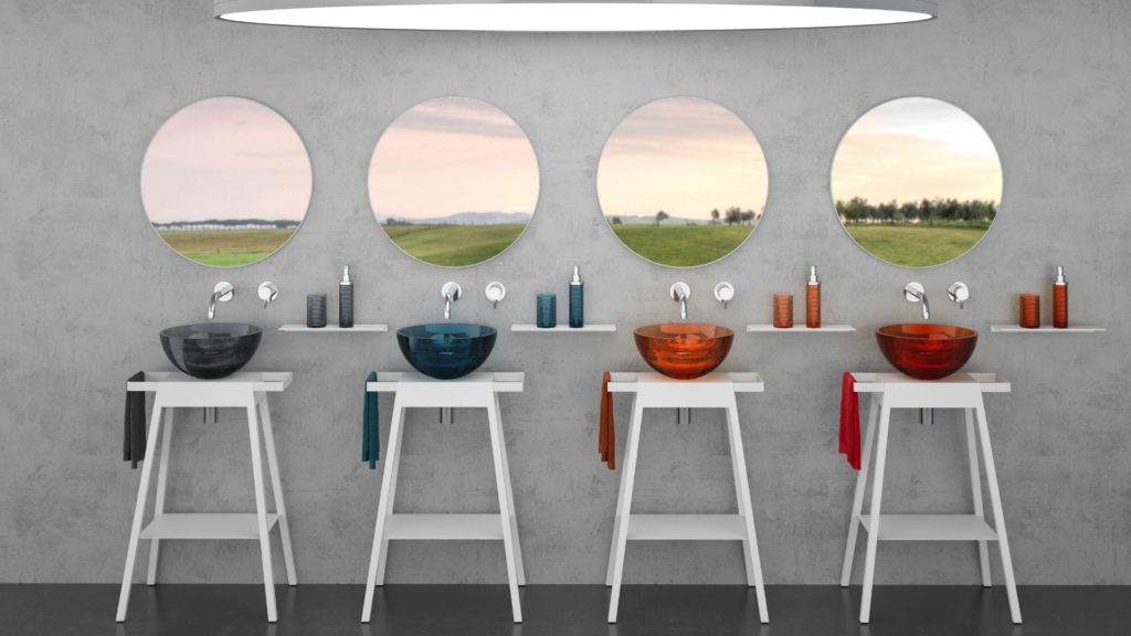 Glass Design unveils Bloom washstand