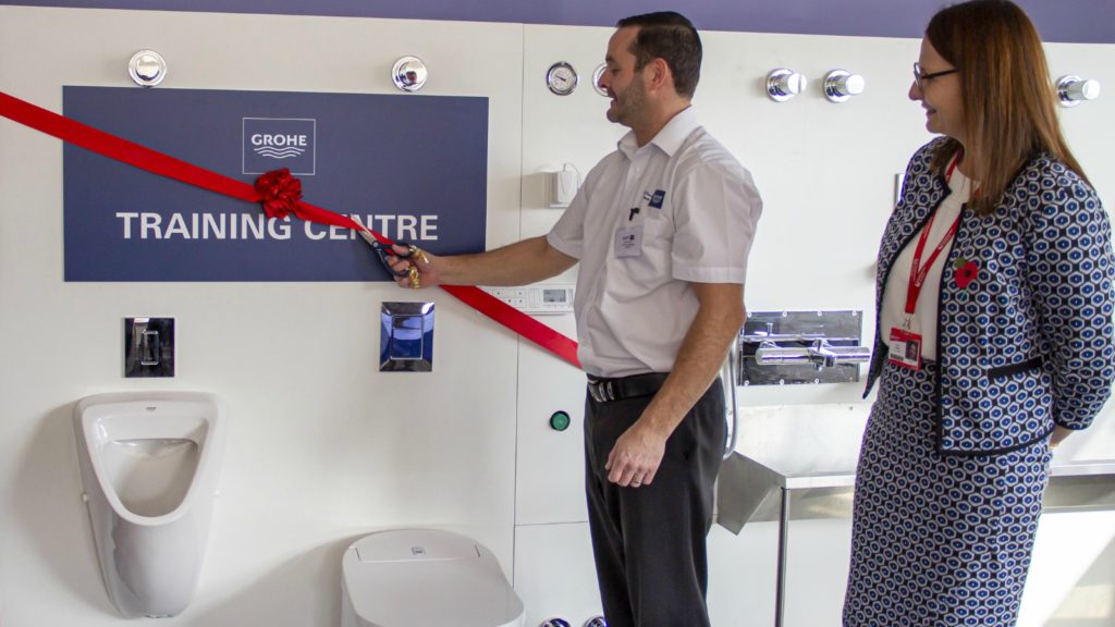Grohe invests in trainee plumber centre