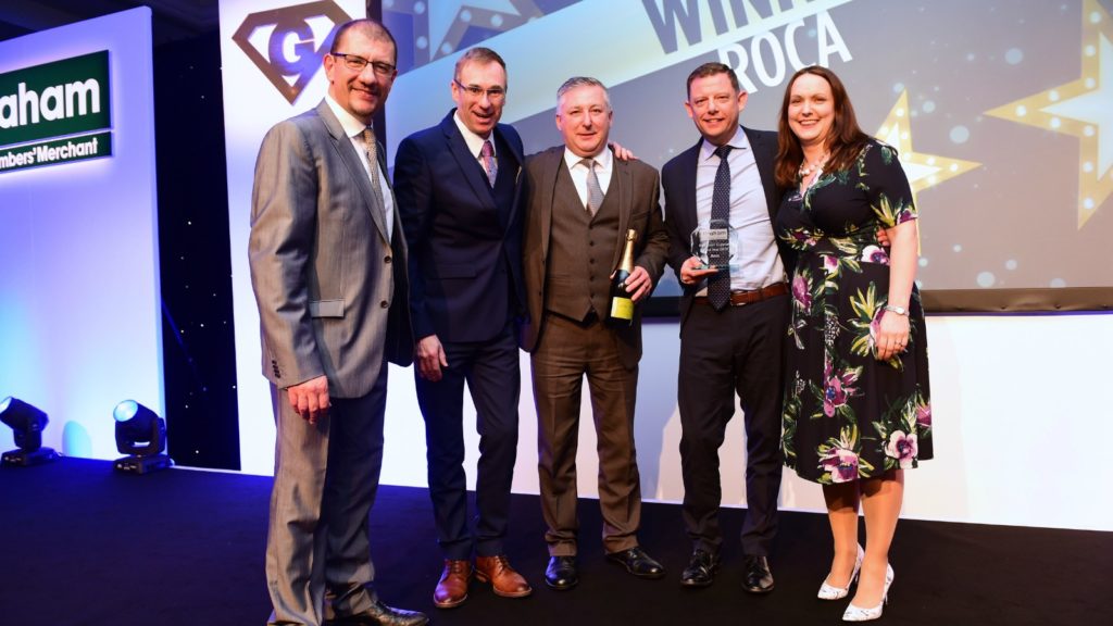 Roca wins Bathroom Supplier of the Year Award