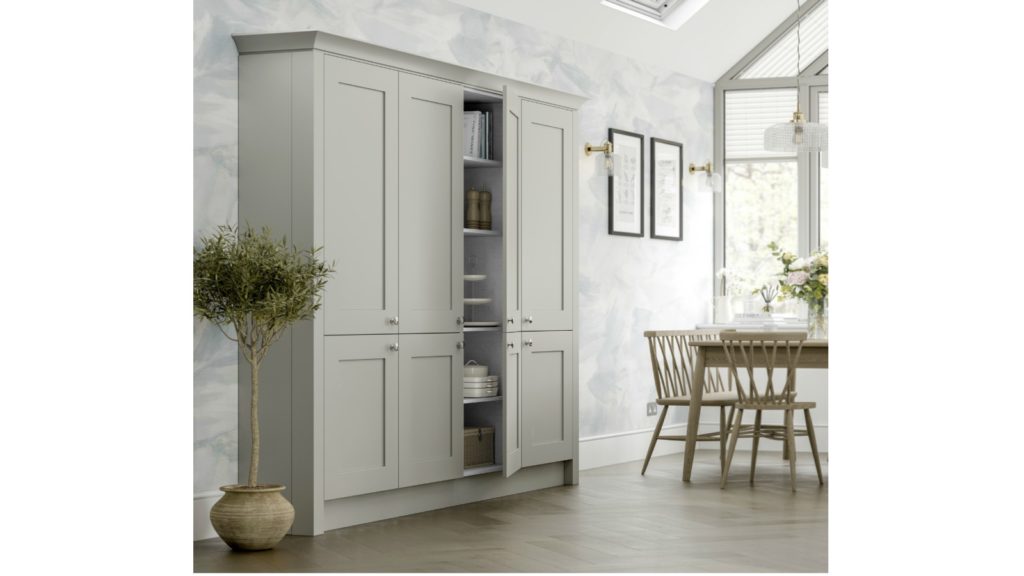 Grey kitchen cabinet unveiled