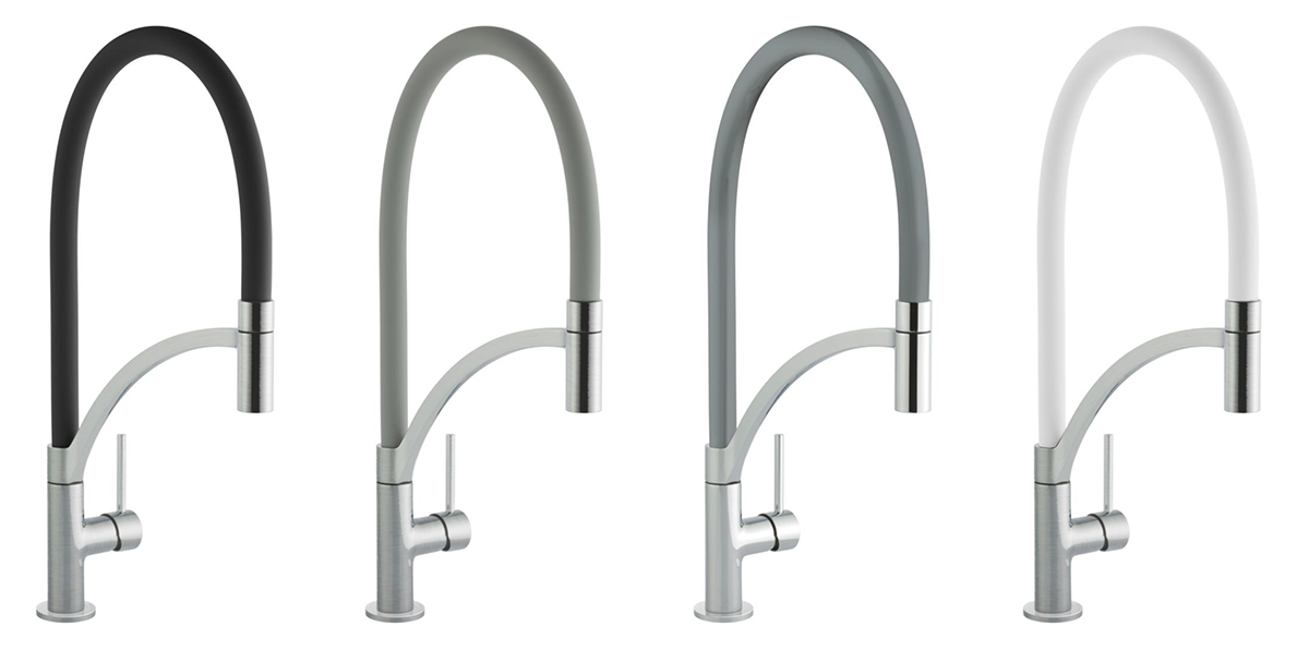 Prima+ swan neck pull-out mixer spray taps