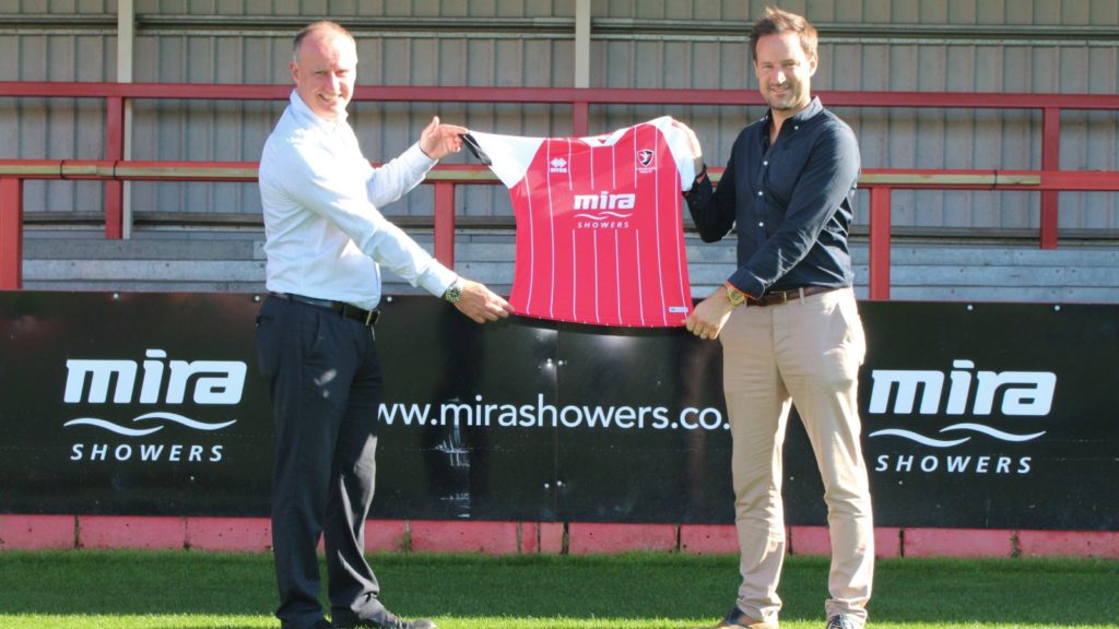 Mira extends sponsorship deal with Cheltenham Town