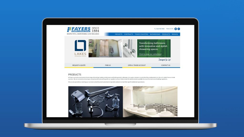 Fayers first retailer to present Lakes online showroom