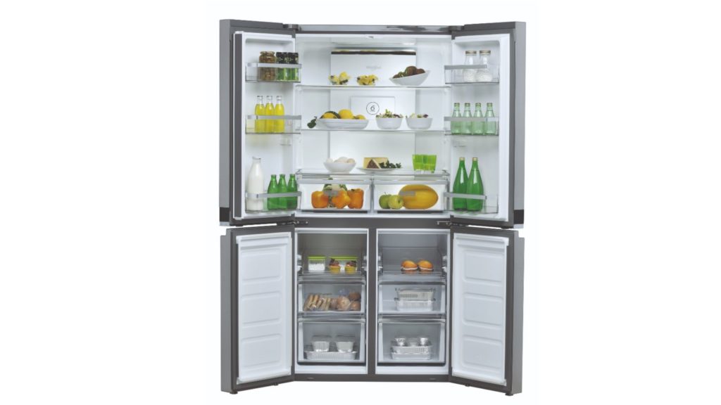 Whirlpool side-by-side fridge freezer