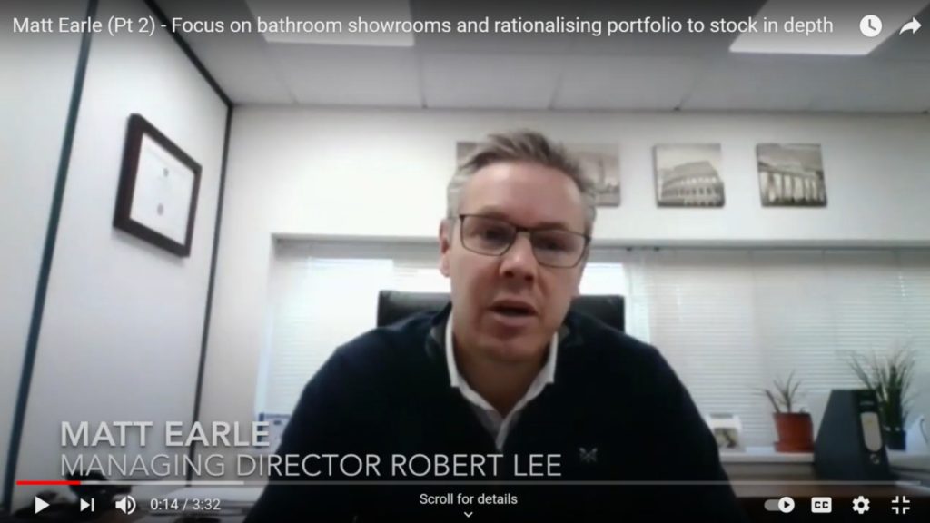 Robert Lee focuses on bathroom showrooms