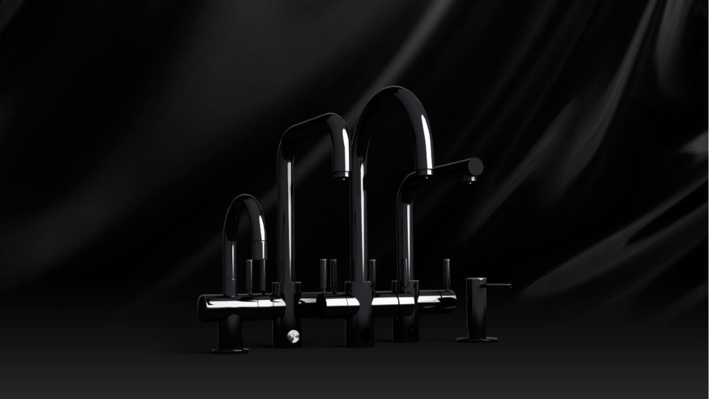 InSinkErator | 3N1 Velvet Black steaming hot water tap