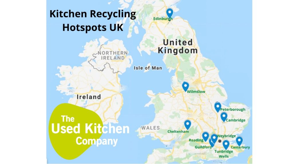 Top 10 kitchen recycling hotspots, according to TUKC