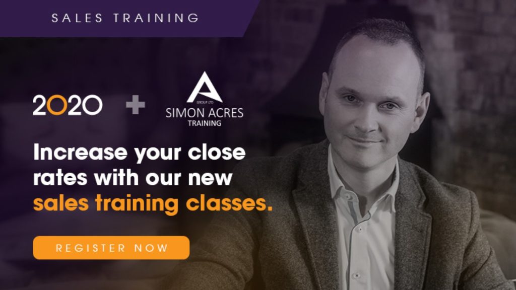 Simon Acres Group and 2020 sales training for UK and US designers