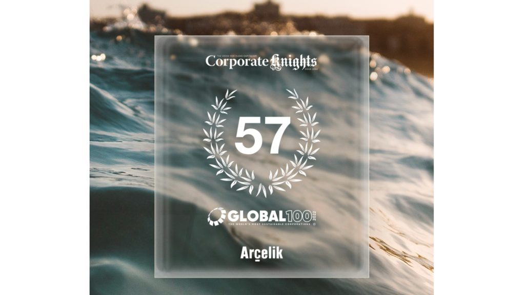 Arçelik ranked in Global 100 sustainable companies