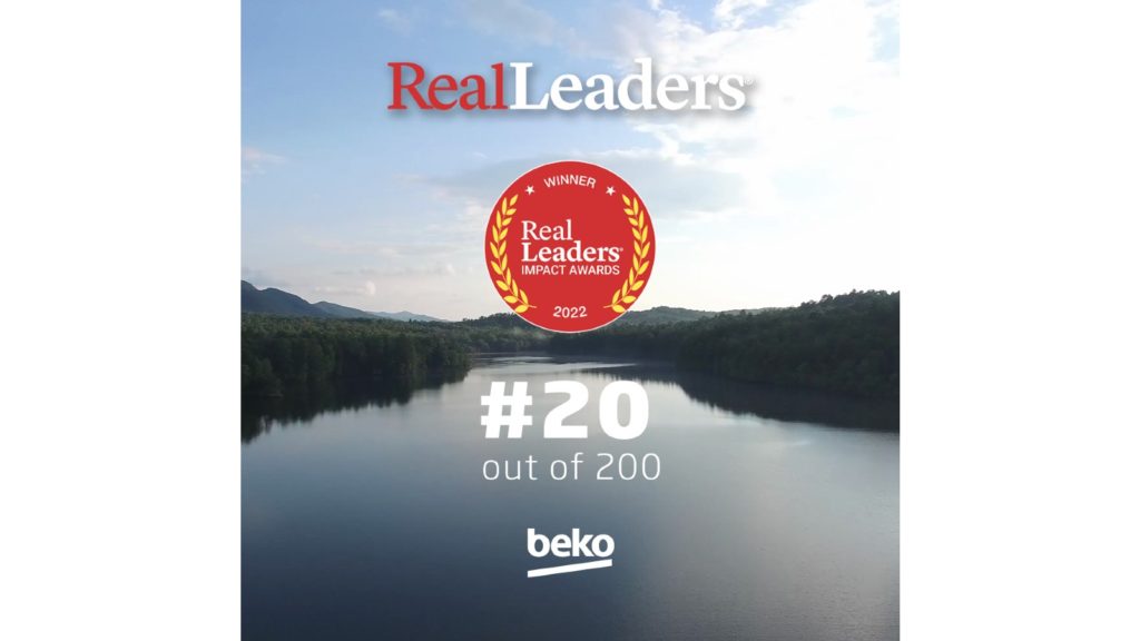 Beko named in Real Leaders Top 200 Impact Companies of 2022