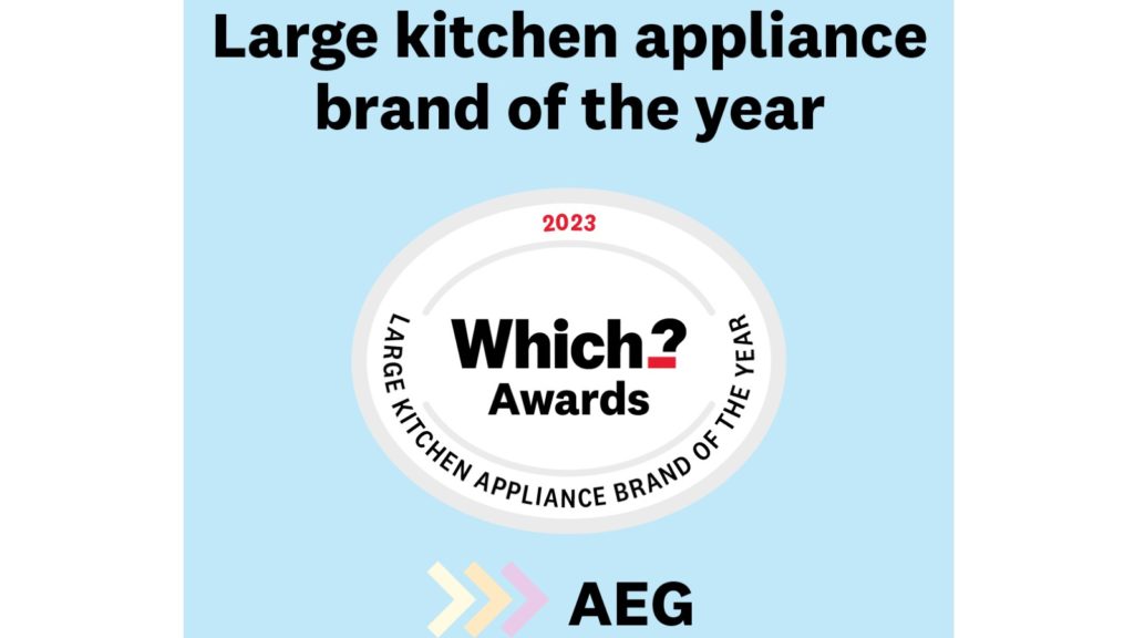 AEG scoops Which? Large Kitchen Appliance brand
