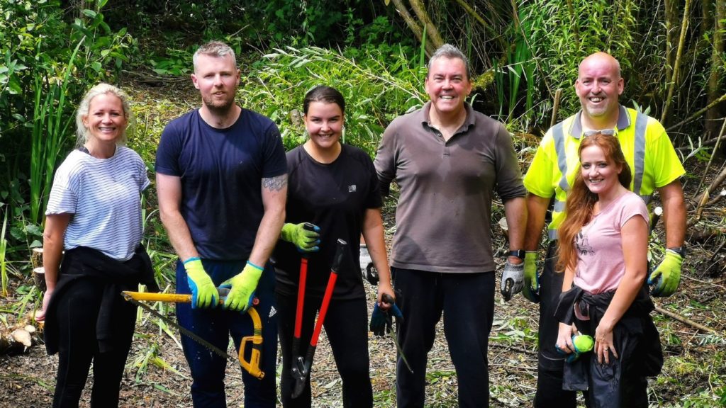 Franke UK staff joins environmental charity on local project