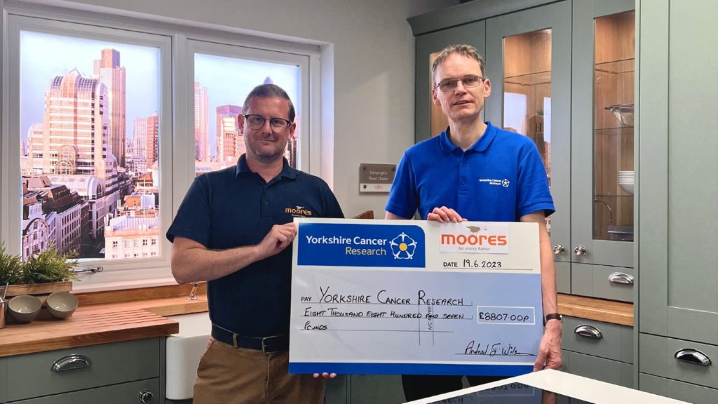 Moores raises £8k for Yorkshire Cancer Research