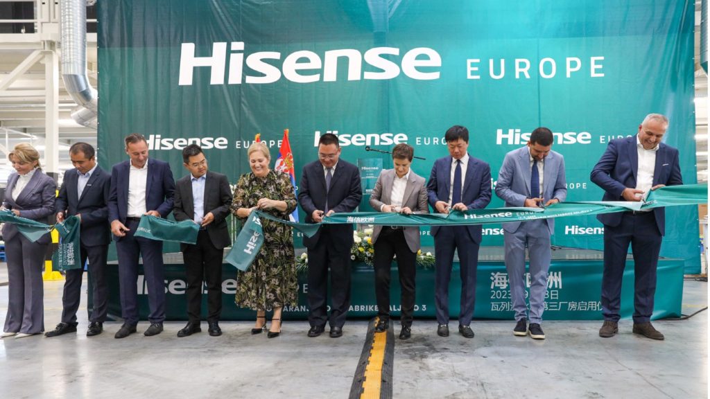 Hisense invests €45 million in refrigeration factory