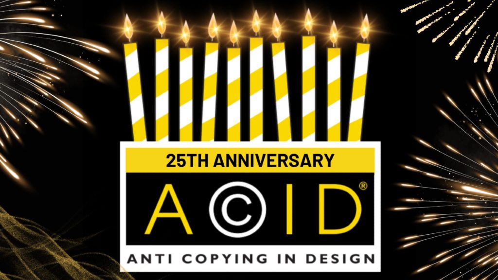 ACID celebrates 25 years of design protection