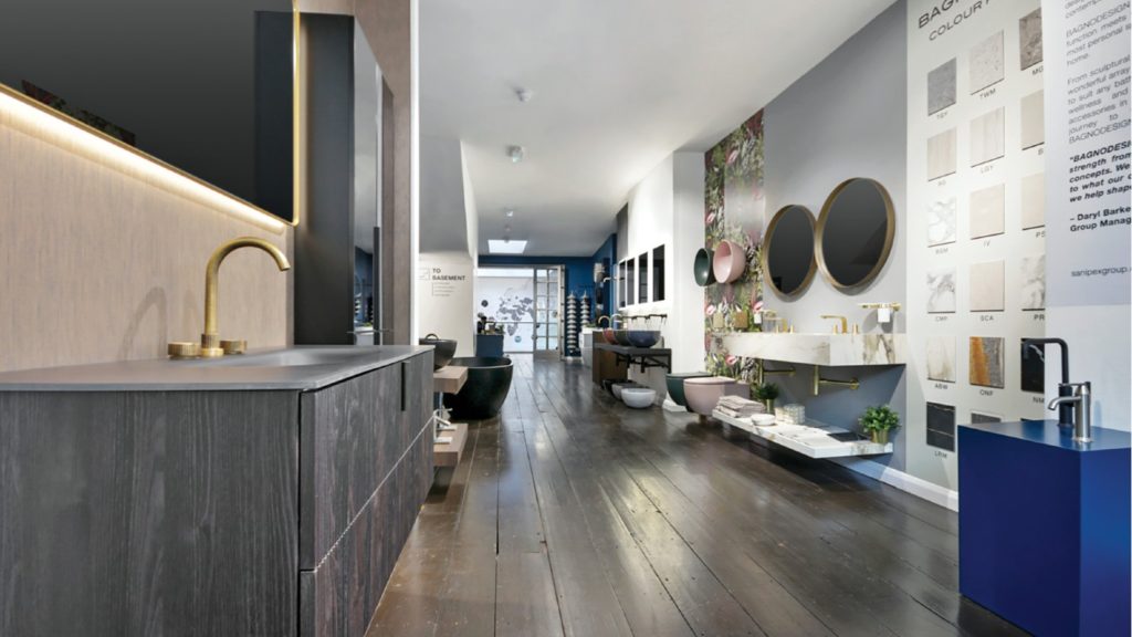Bagnodesign | A peek inside it's Architecture + Design Gallery luxury bathroom showroom 1