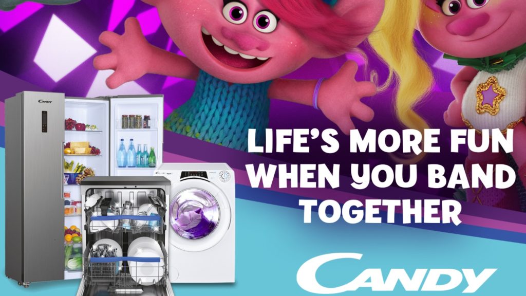Candy partners with Trolls movie