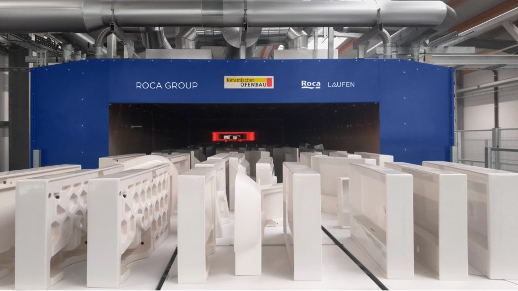 Roca Group commissions "world's first" electric kiln for sanitaryware