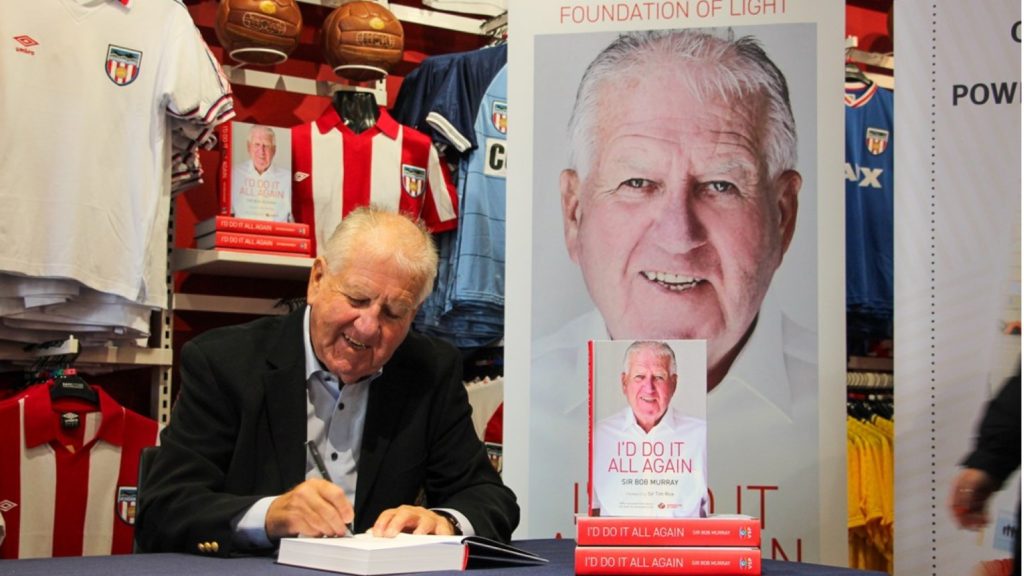 Omega founder Sir Bob Murray autobiography raises £75k