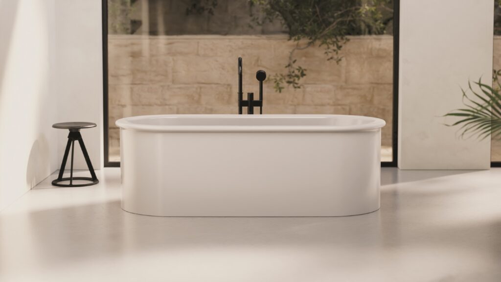 Baths | Embracing fluid forms for coveted curvaceous baths