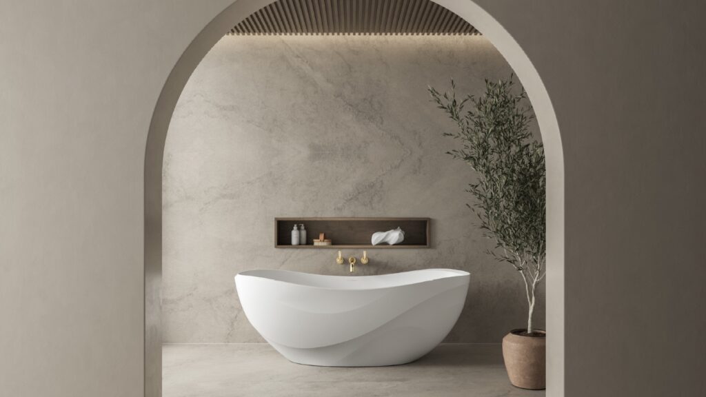 Baths | Embracing fluid forms to create curved baths