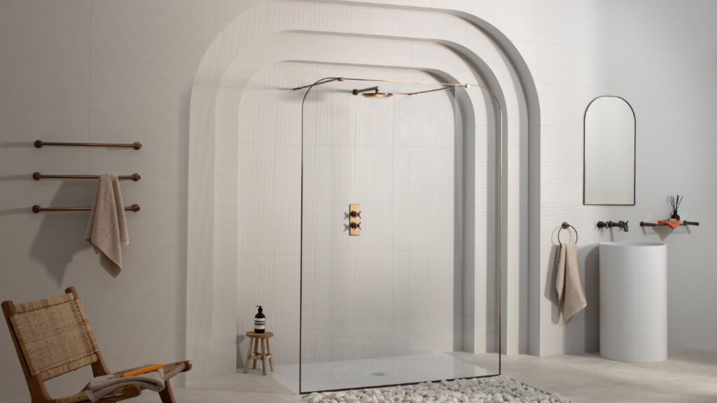 Matki | EauZone Dome Framed Wetroom Panel