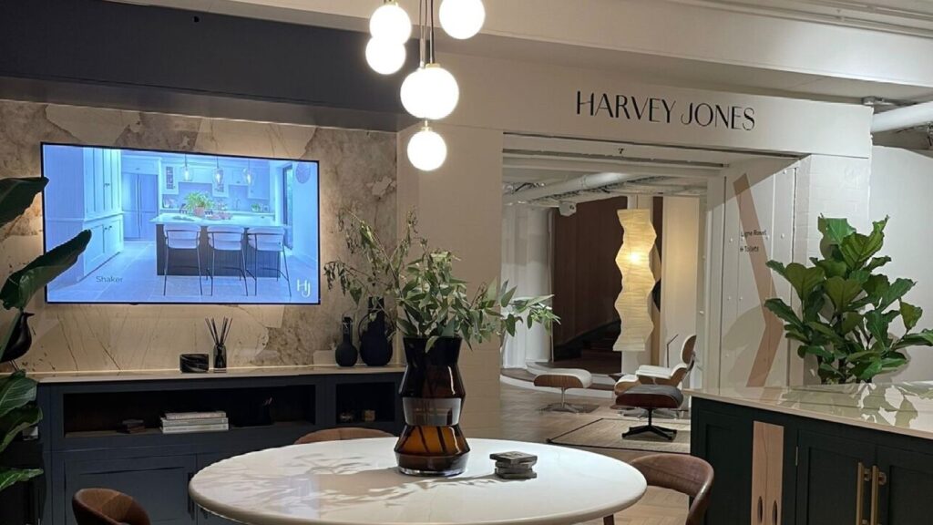 Harvey jones opens first Heal’s store collaboration