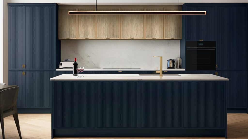 What makes the skinny Shaker kitchen a stand-out trend?