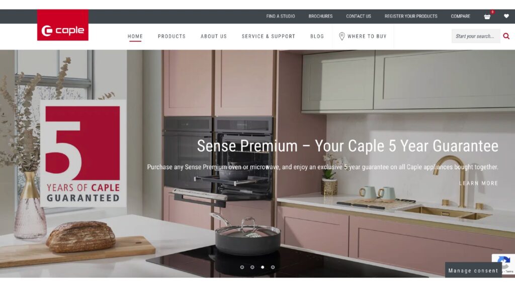 Caple updates website for more intuitive experience