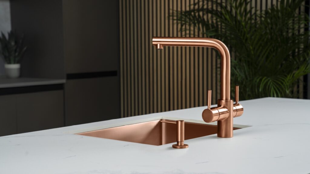 InSinkErator | Brushed finish hot taps